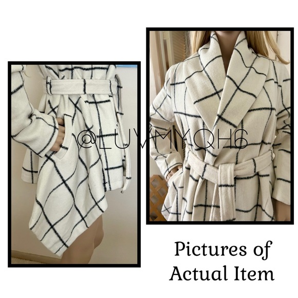 Chicwish Grid Rabato Coat🎉HP🎉 - Picture 3 of 4
